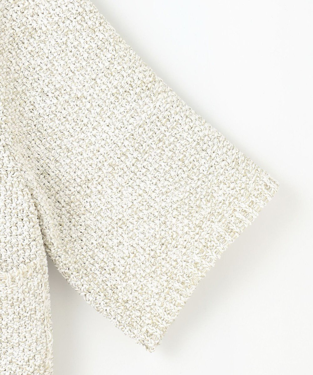 自由区 【カトリエムブーケ】Maille brillante ノーカラーアウター 