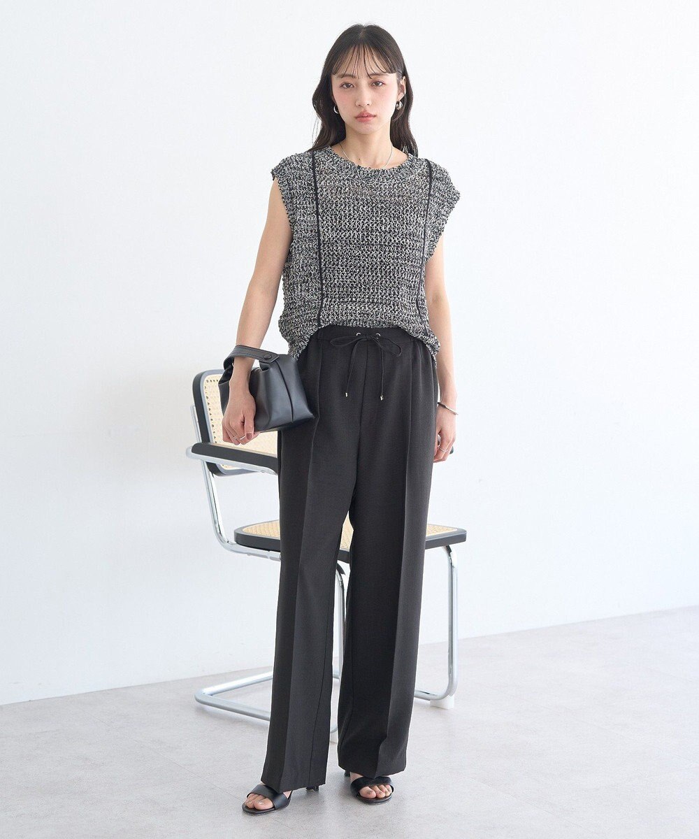 earth music&ecology 【セットアップ対応】リネンライクリラックスパンツ 