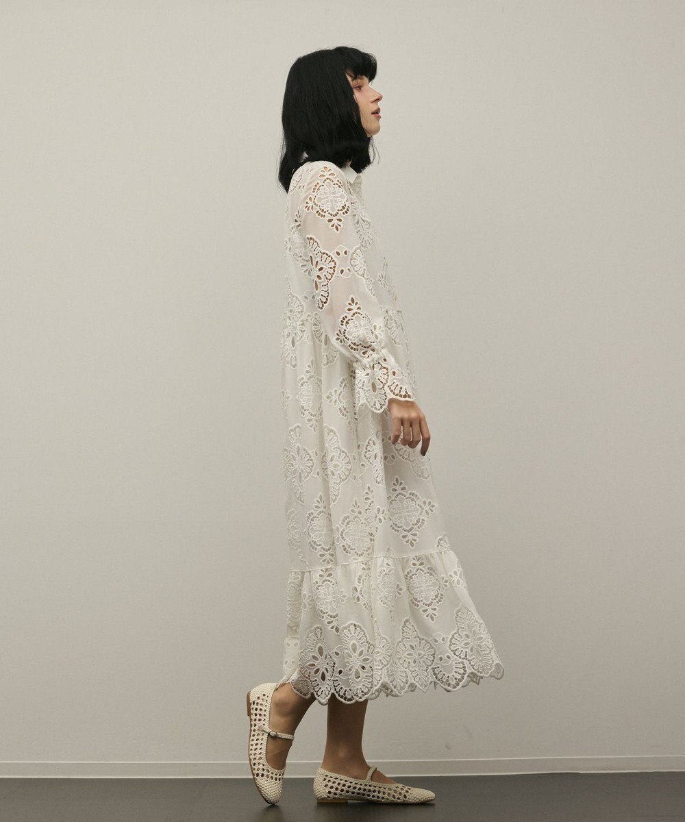 GRACE CONTINENTAL カットレースワンピース 