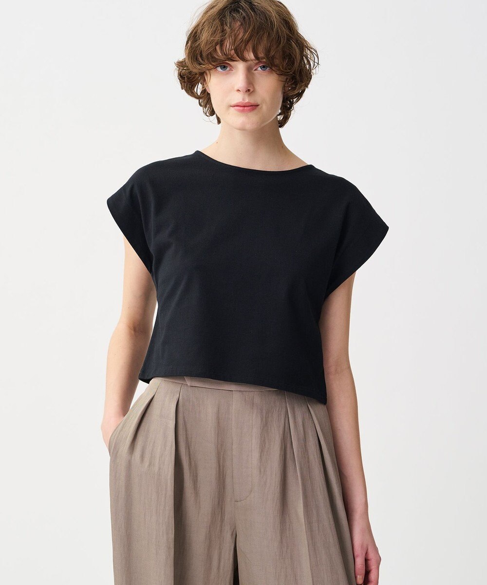 uncrave プレーンストレッチ ショートトップス 