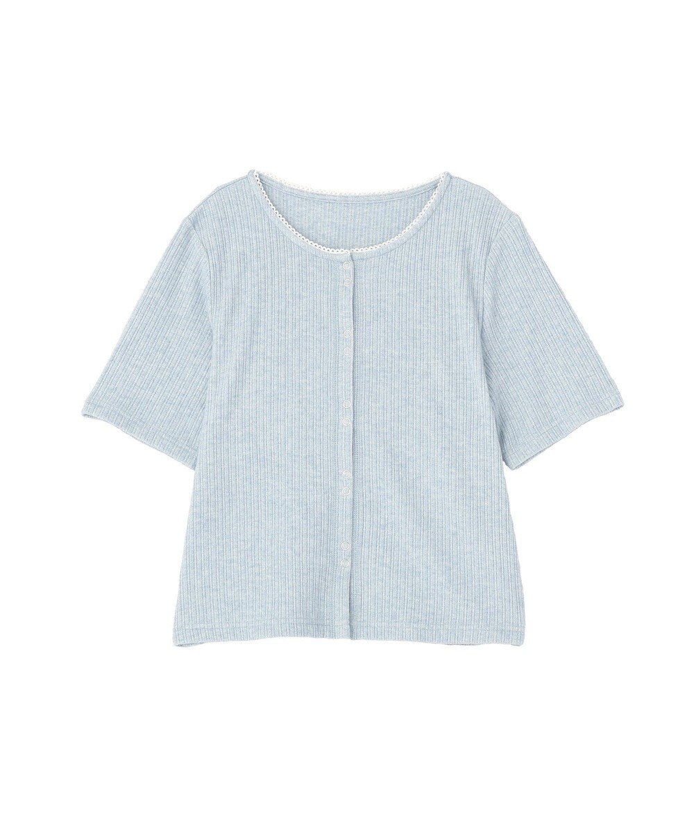 earth music&ecology チェーンリブラメカットソー 