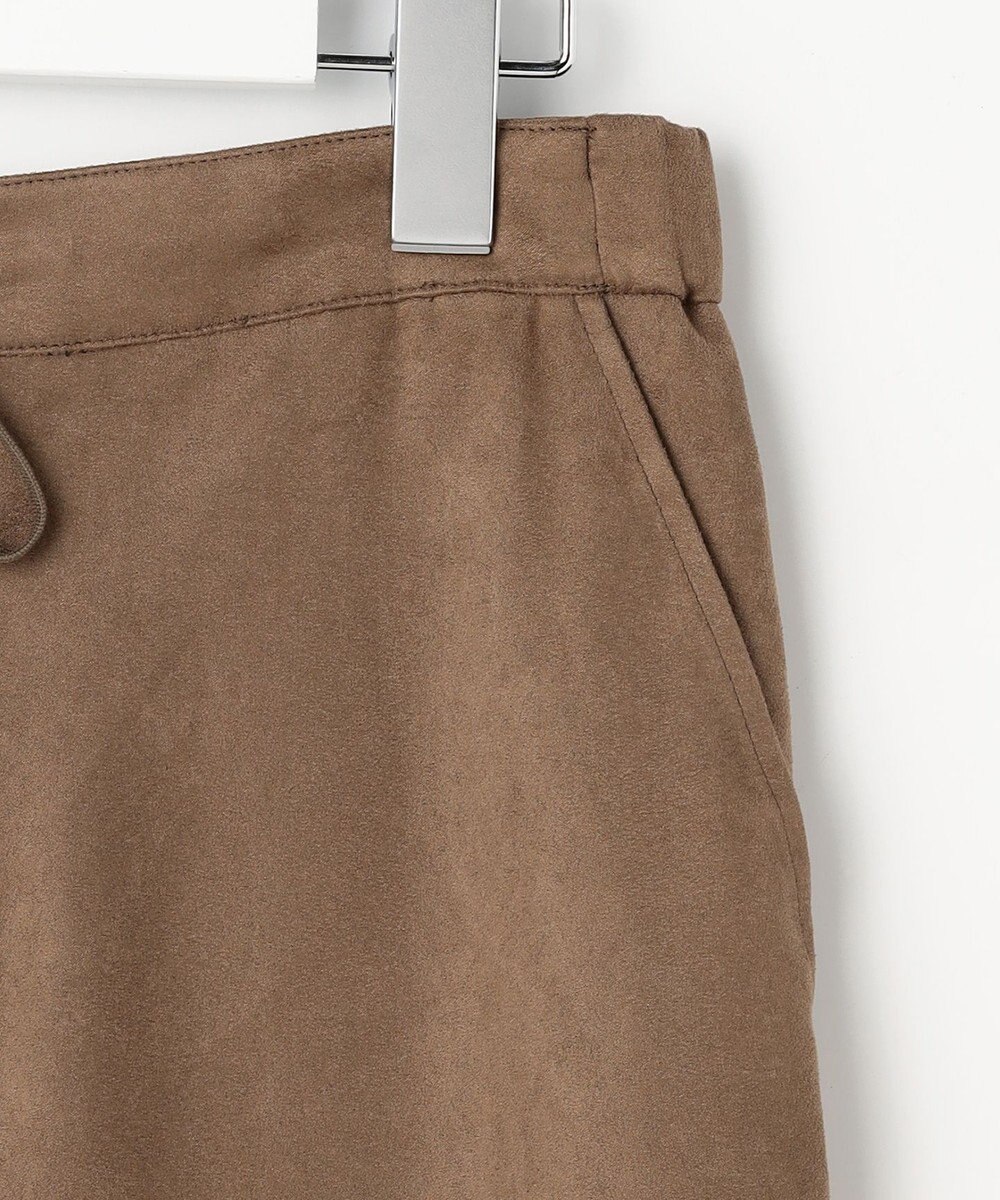 J.PRESS LADIES L マイクロライトスエード ワイド パンツ 