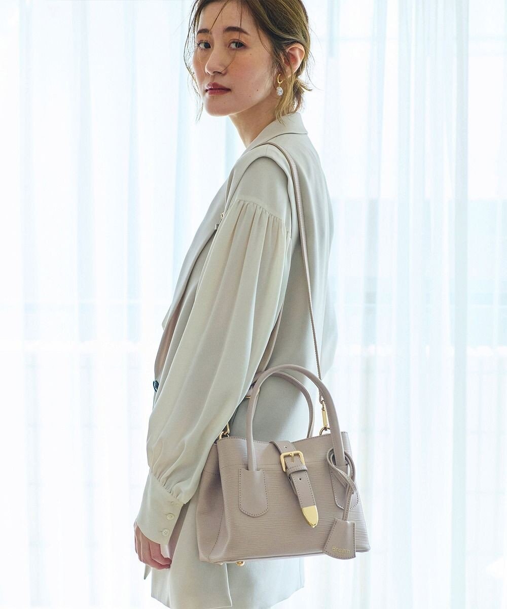 TOPKAPI 【Breath TOPKAPI】RIPPLE リプル バックル ショルダー付き ミニ トートバッグ 