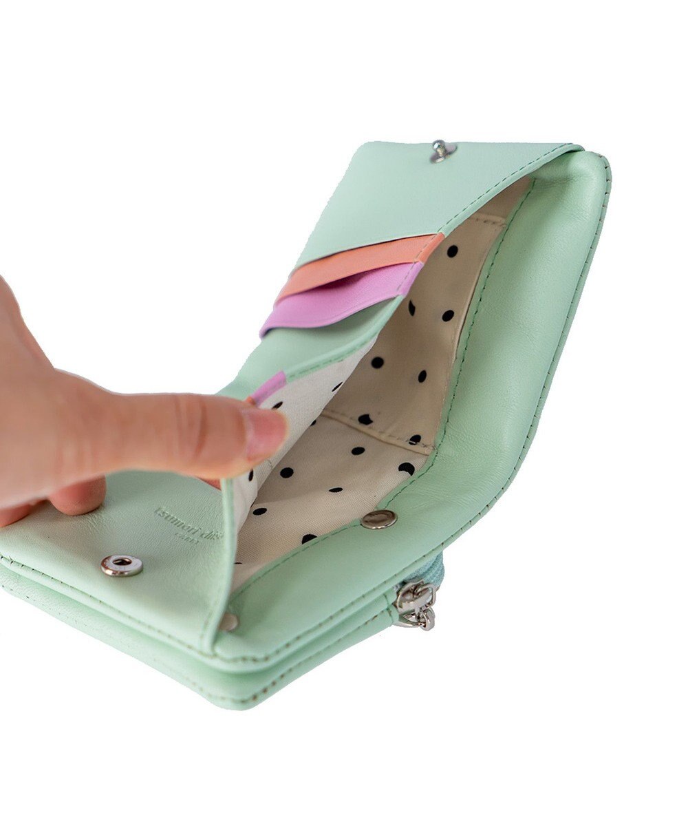 tsumori chisato CARRY キラキラ石 2つ折り財布 ミニ財布 