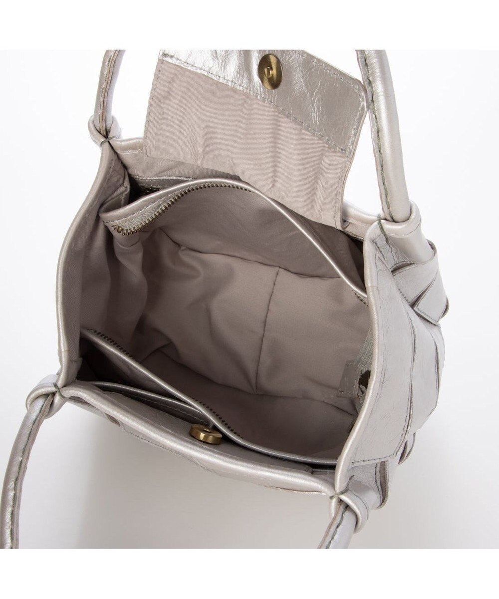 UNBILLION ピークスピーク PEAKSPEAK / 牛革パッチワーク・フラップトートS 