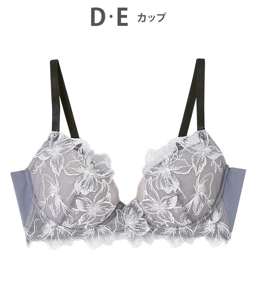 AMPHI ブラジャー 自然なまるみのあるバストシルエット 背中の段差ができにくい整える機能のブラ 【ふわふわブラ】 ブラ BYJ380 アンフィ／ワコール 