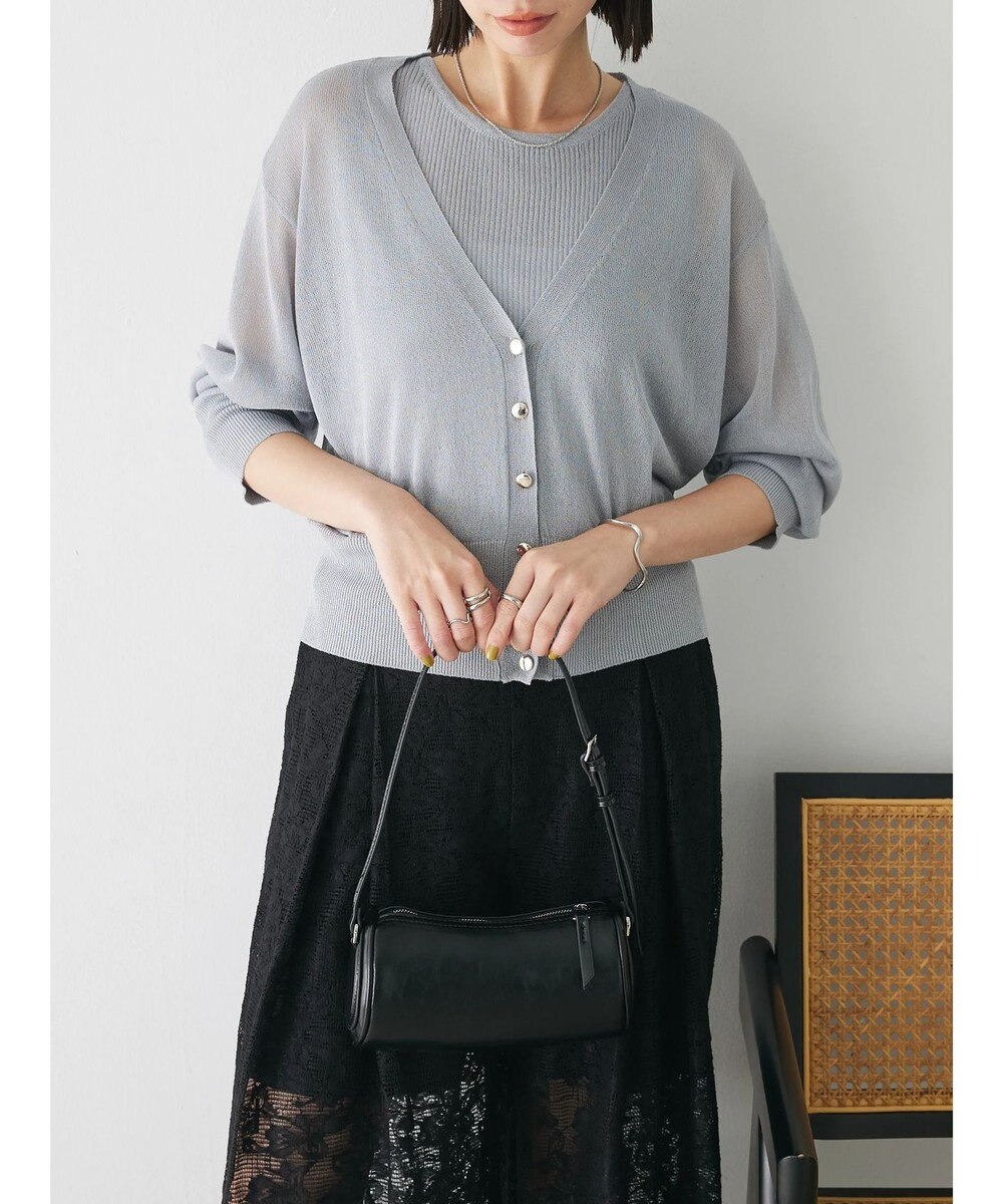 Green Parks シアーカーディガン＋タンクトップＳＥＴ 