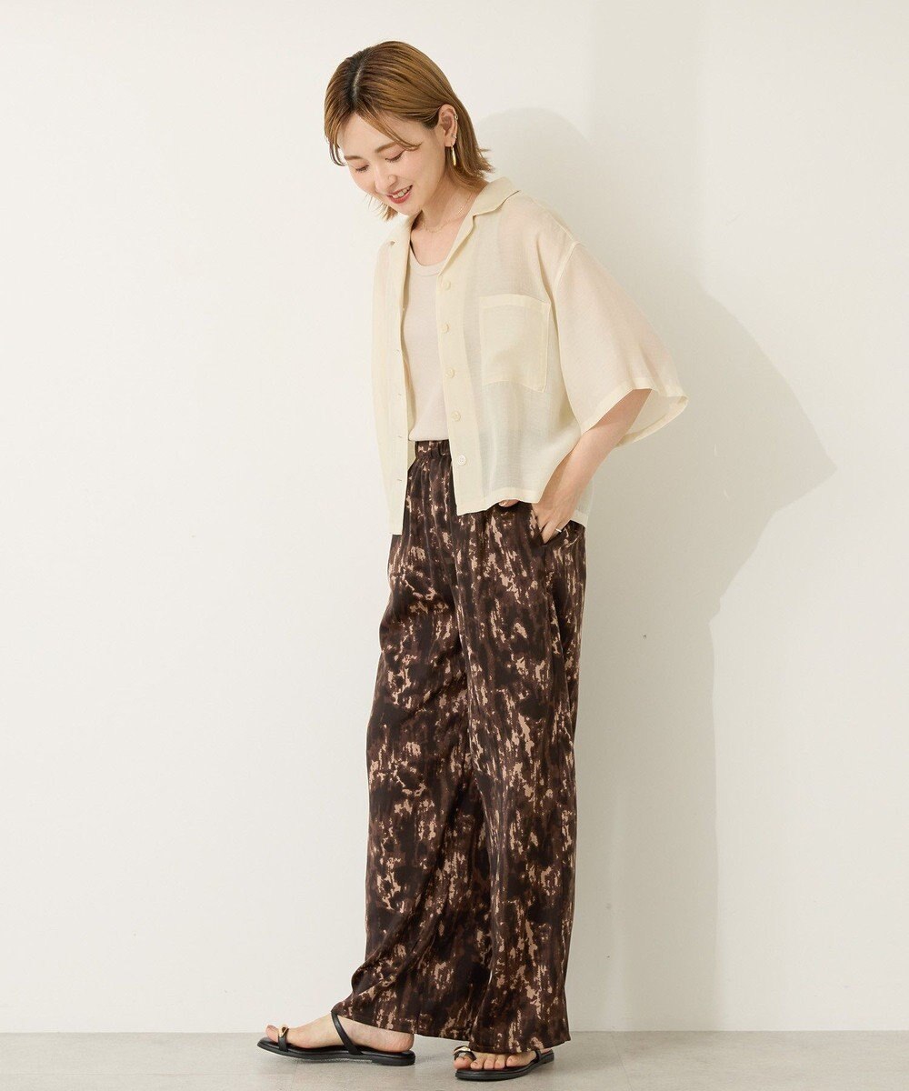 AMERICAN HOLIC イージーケア柄パンツ 