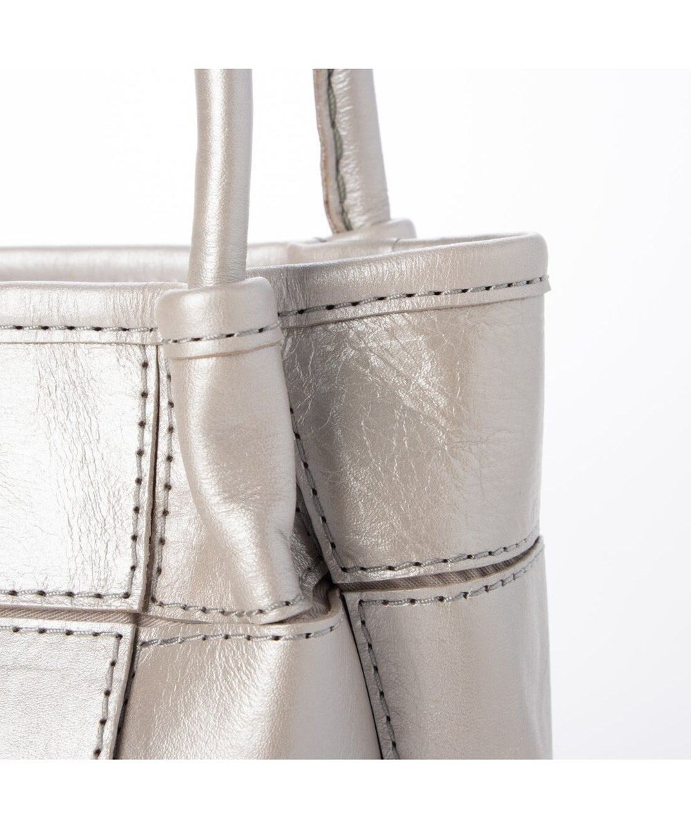 UNBILLION ピークスピーク PEAKSPEAK / 牛革パッチワーク・フラップトートS 