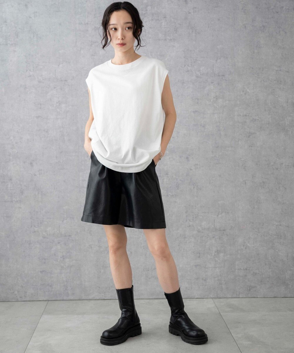 WEGO 【5色3サイズ展開/ユニセックス着用ITEM/洗える/綿100%】スリーブレスコットンT 