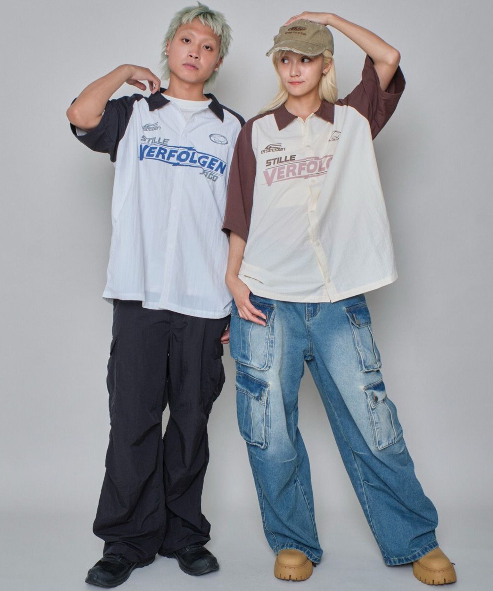 WEGO 【ユニセックス着用ITEM】ラグラングラフィックシャツ（SS） 