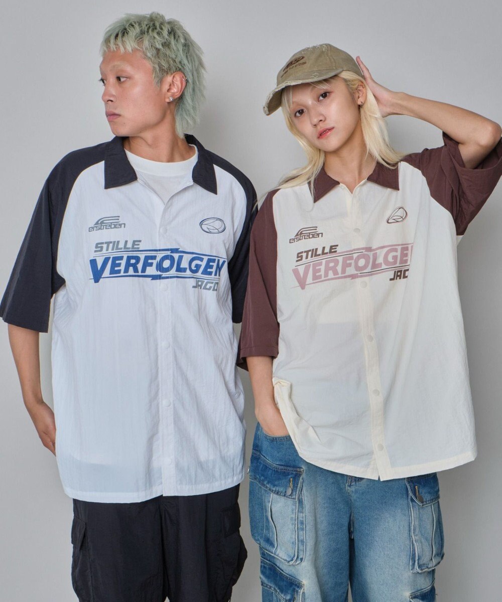 WEGO 【ユニセックス着用ITEM】ラグラングラフィックシャツ（SS） 