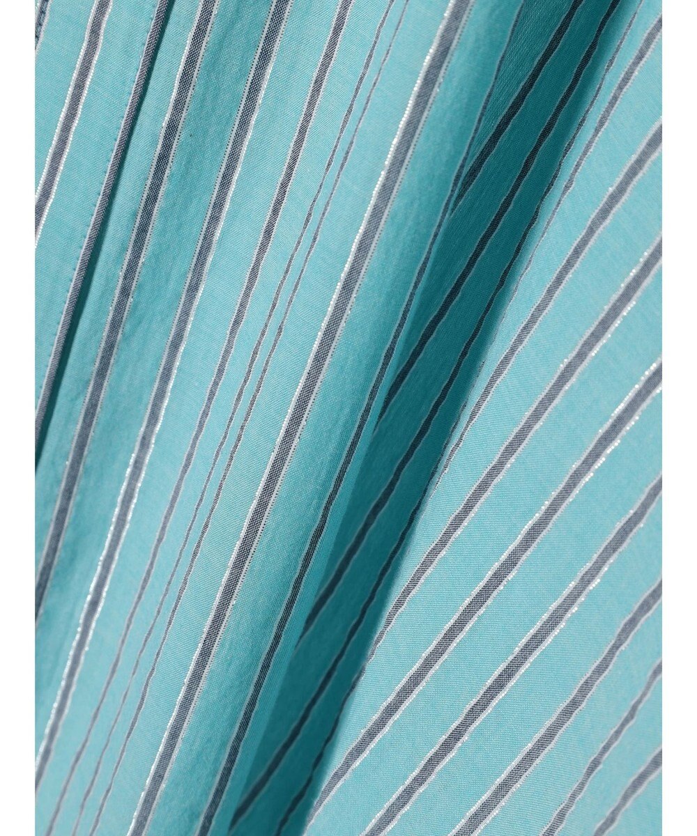 AMERICAN HOLIC 丈違いラメストライプワンピース 