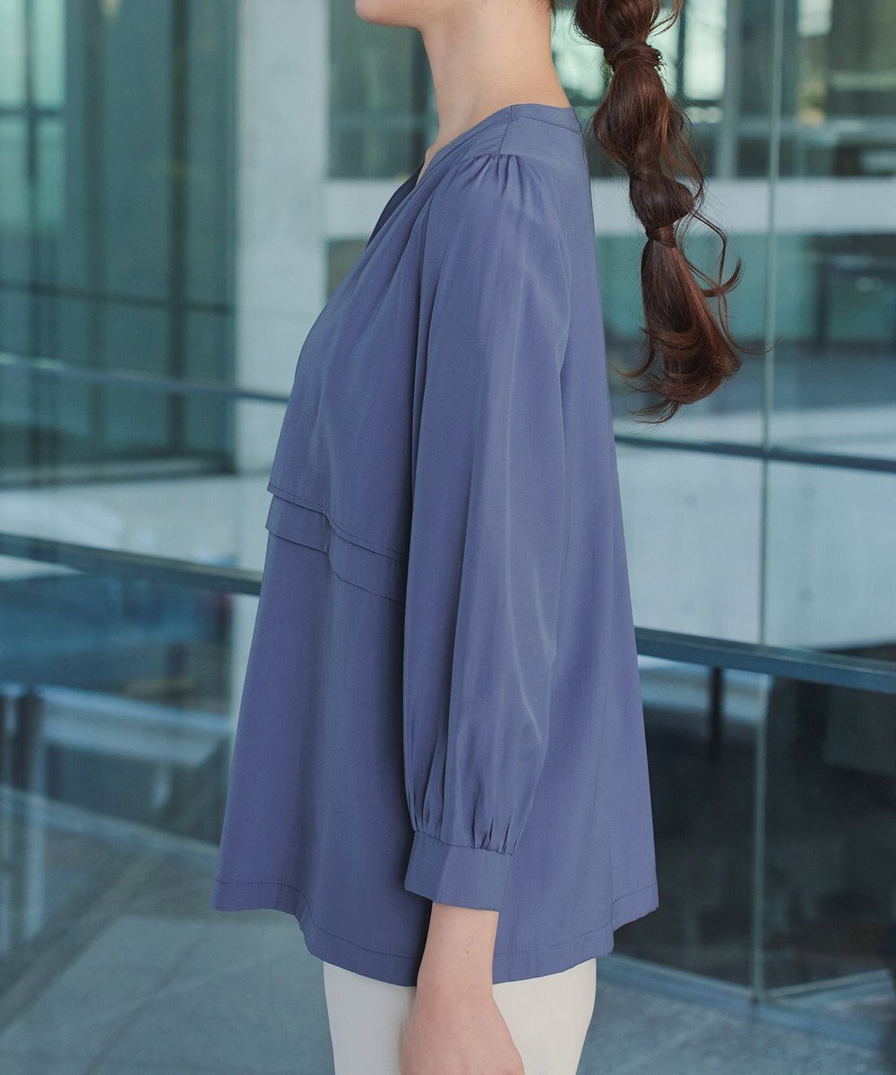 Tiaclasse L レイヤードデザインブラウス 