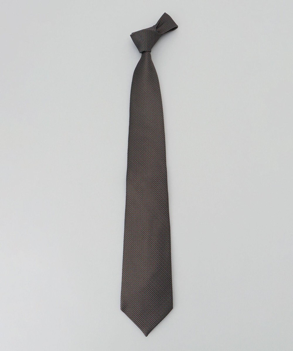 GOTAIRIKU 【日本製】西陣ネクタイ_ブラウン×グリーン系 