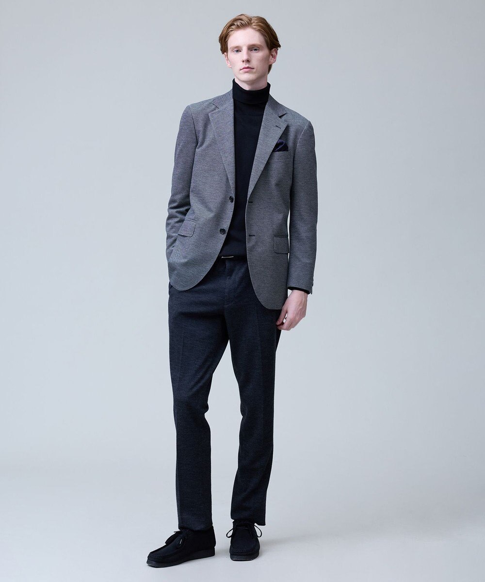 J.PRESS MEN 【セットアップ対応 / ストレッチ】SOFAニット ハイグレードジャージー スラックス 