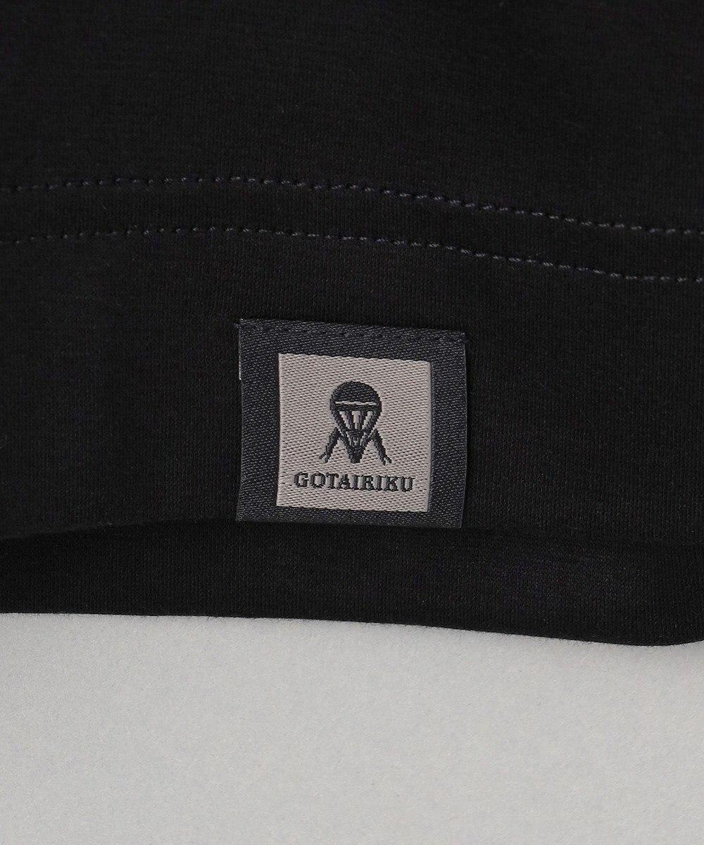 GOTAIRIKU 【綿100％】カバーネック ドレスTシャツ_ロング 