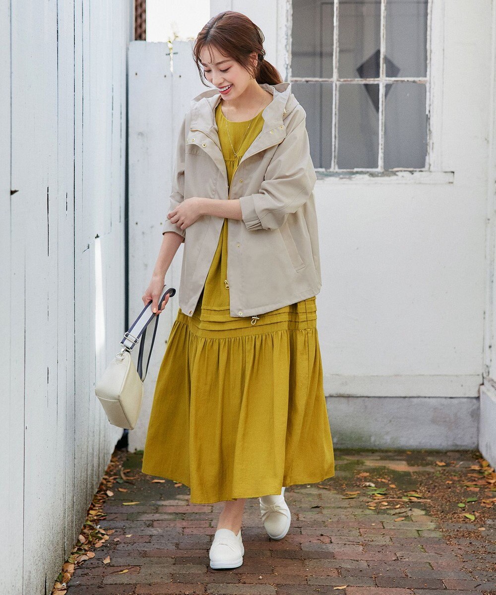 Tiaclasse 【テフロン加工・撥水・花粉ガード】マウンテンパーカー 