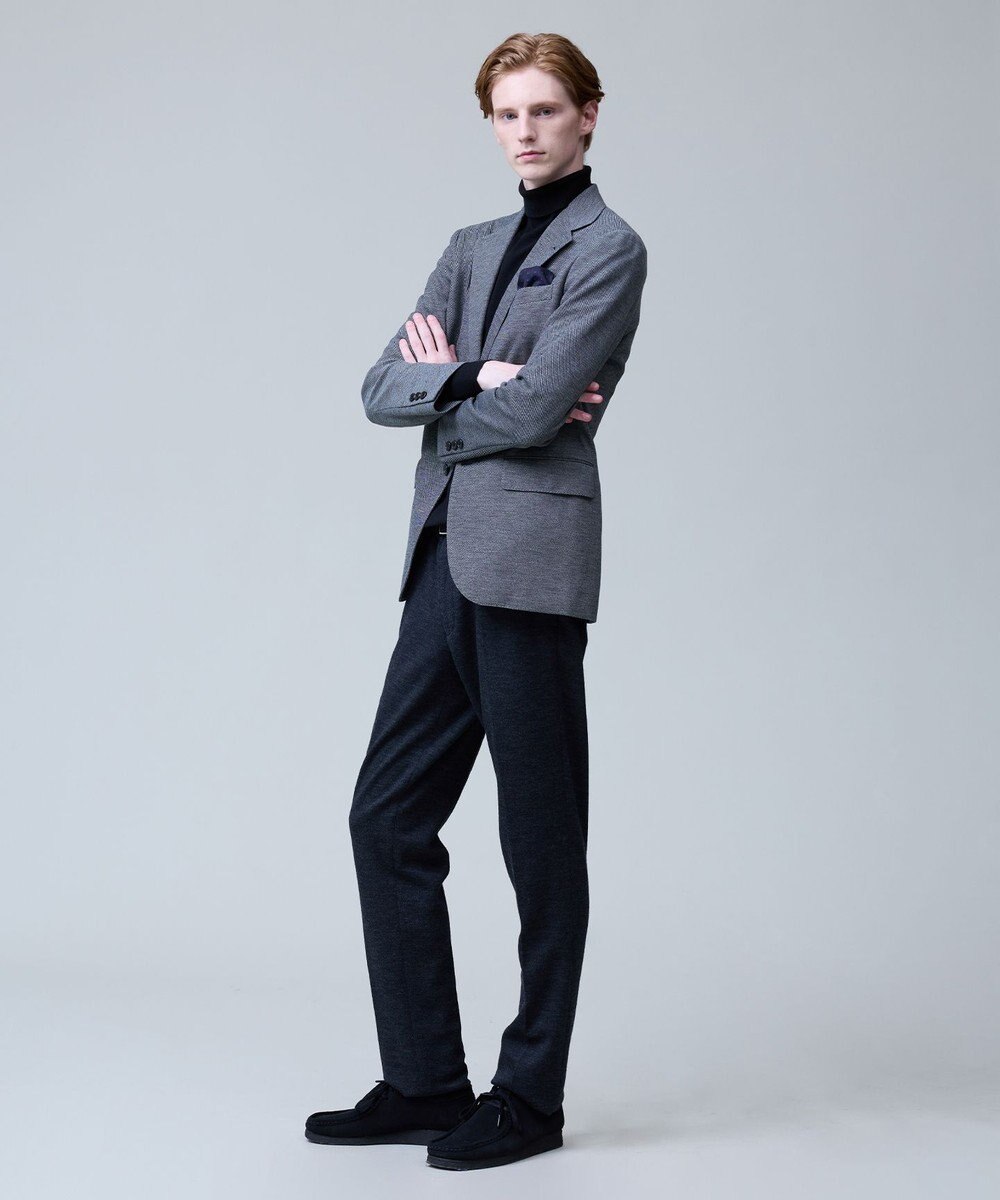 J.PRESS MEN 【セットアップ対応 / ストレッチ】SOFAニット ハイグレードジャージー スラックス 