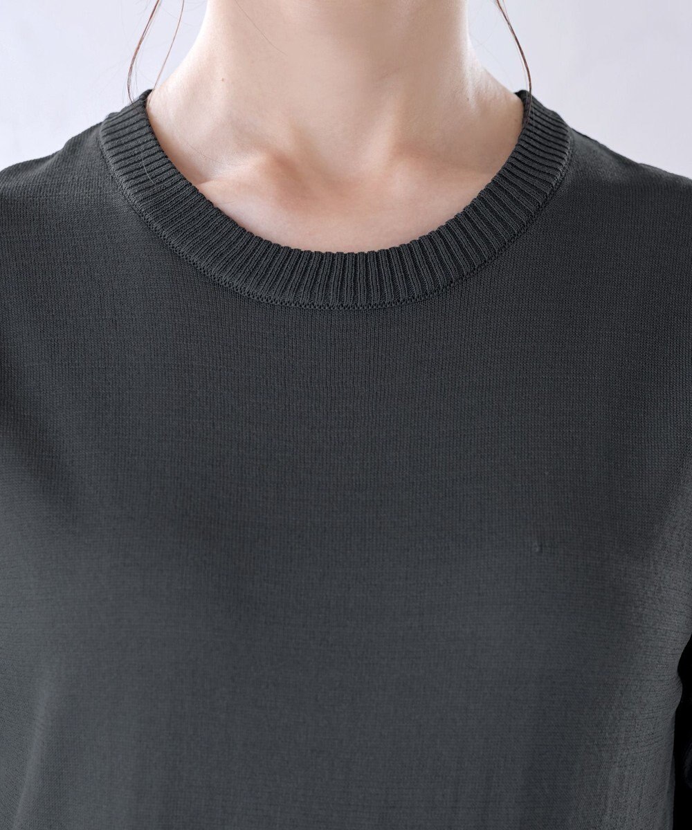 Tiaclasse 【洗える】ニットドッキングワンピース 