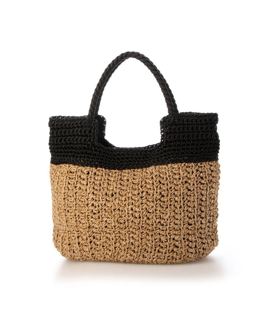 UNBILLION カシュカシュ cachecache / 切り替え編みクロッシェ2wayミニトート 