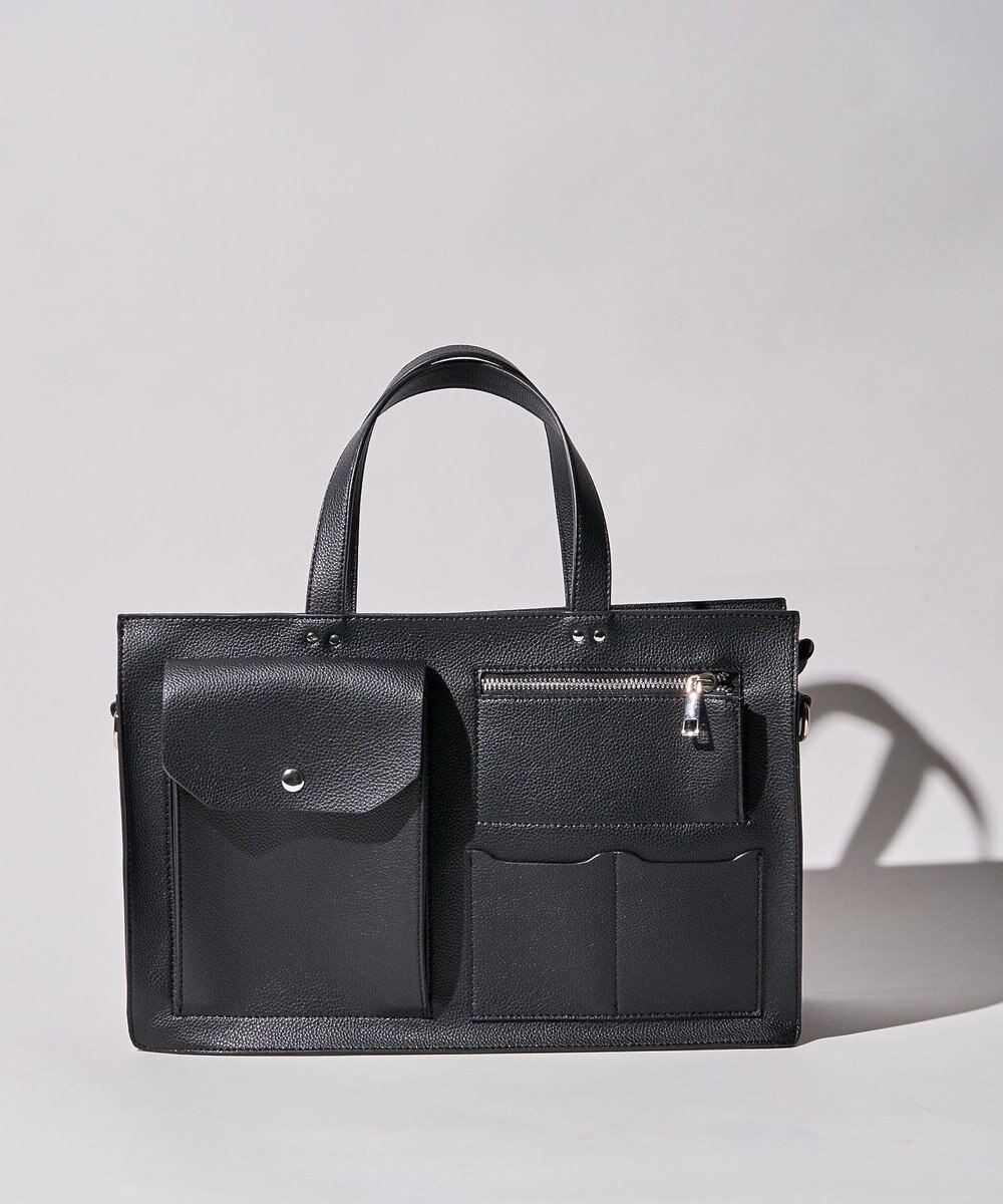 AMERICAN HOLIC マルチポケットスクエアＡ４ショルダートートバック 