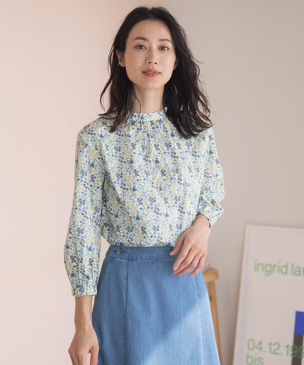 J.PRESS LADIES 【洗える】5ozバージラコンパクト スカート 