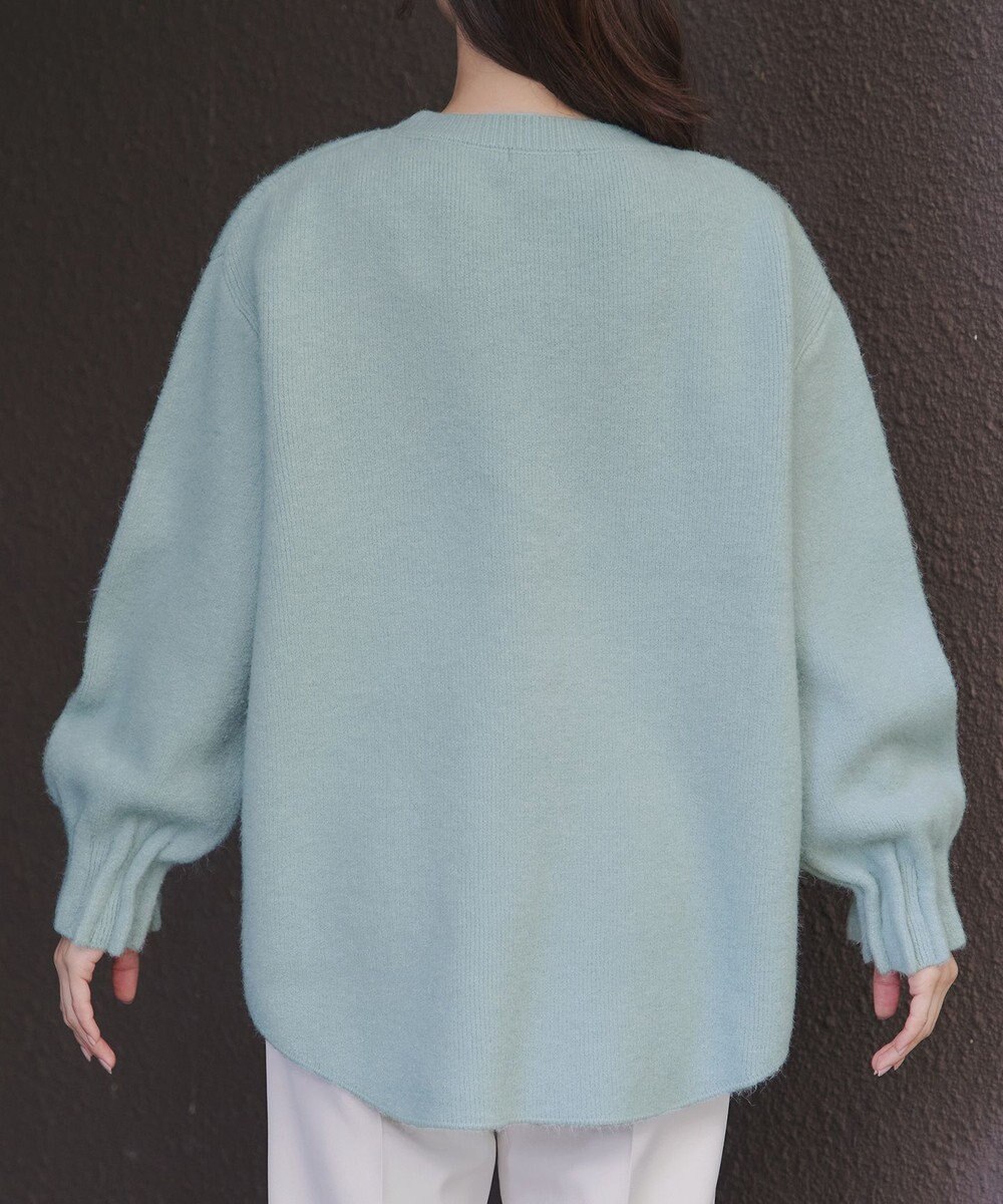 Tiaclasse 袖タックニットプルオーバー 