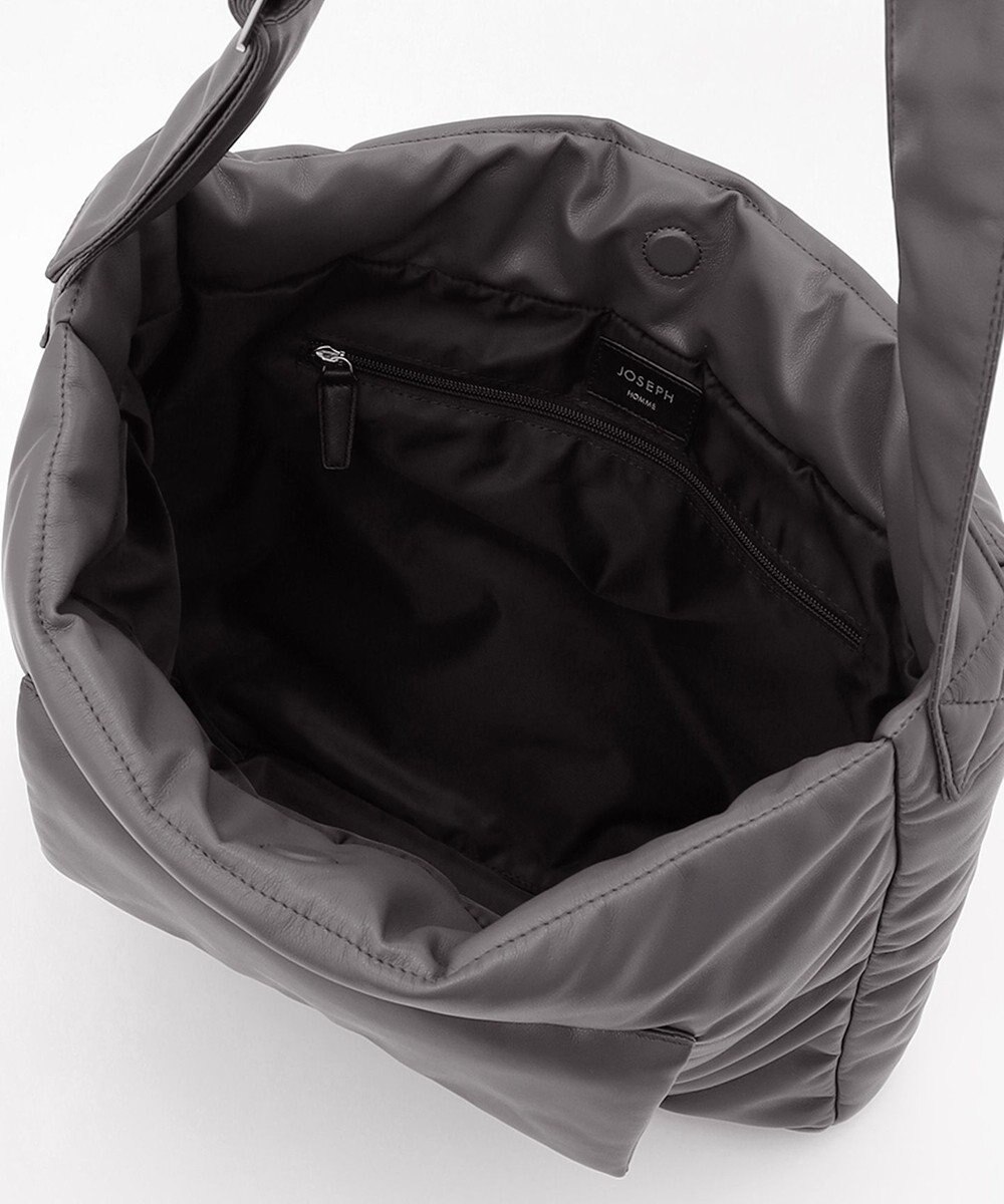 JOSEPH HOMME シンセティックソフトレザー　ワンショルダー バッグＬサイズ 