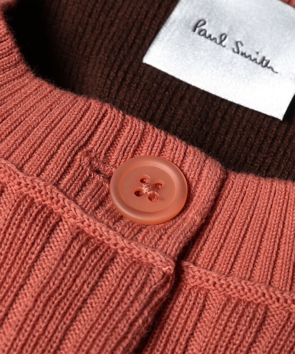 Paul Smith バイカラー スリット カーディガン 