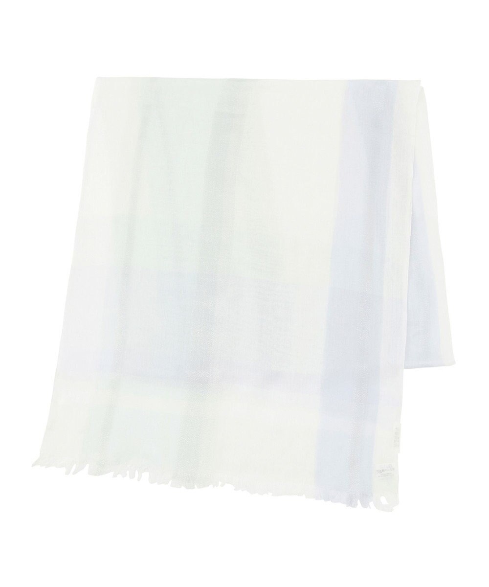 MOONBAT FURLA(フルラ) レーヨンラメブロックチェックストール／40×170cm 