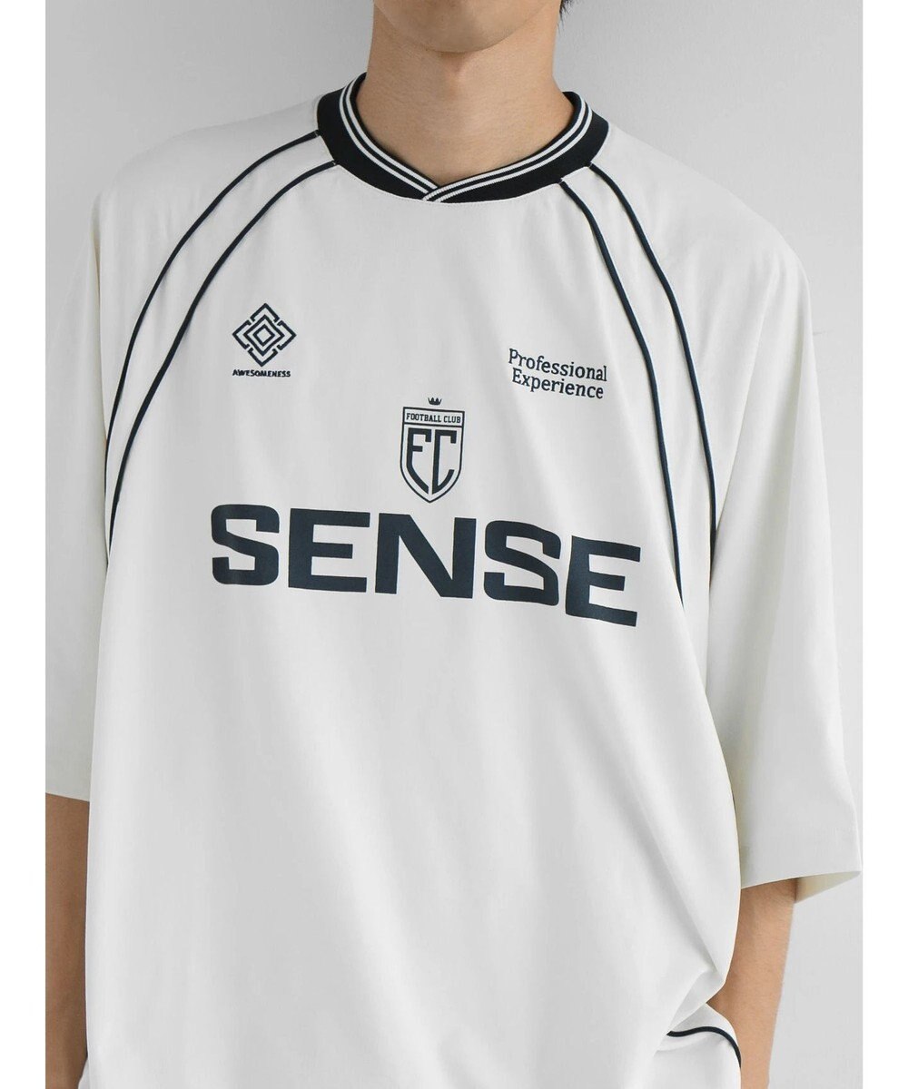 CRAFT STANDARD BOUTIQUE 接触冷感/UVカット/イージーケア/ストレッチ/ゲームシャツ-B 