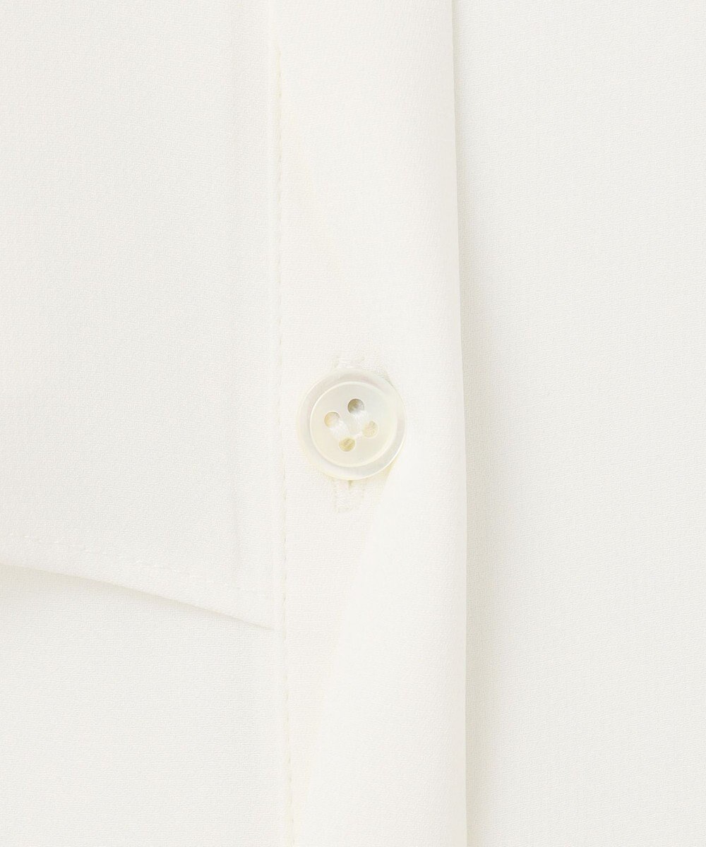 ICB 【速乾・洗える】BackSatinAmunzen ラッフルデザインブラウス 