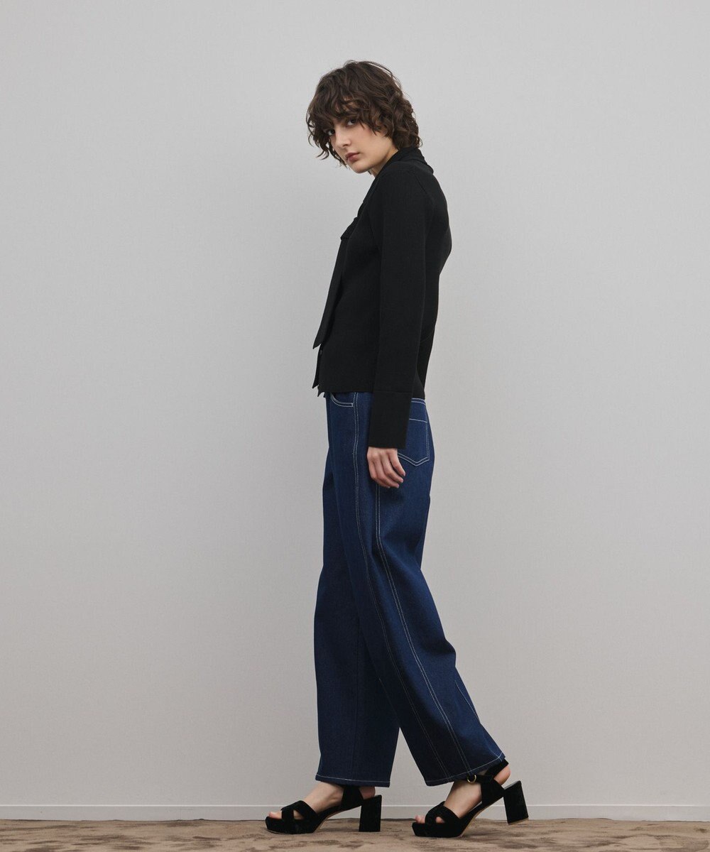 GRACE CONTINENTAL サイド切替バレルパンツ 