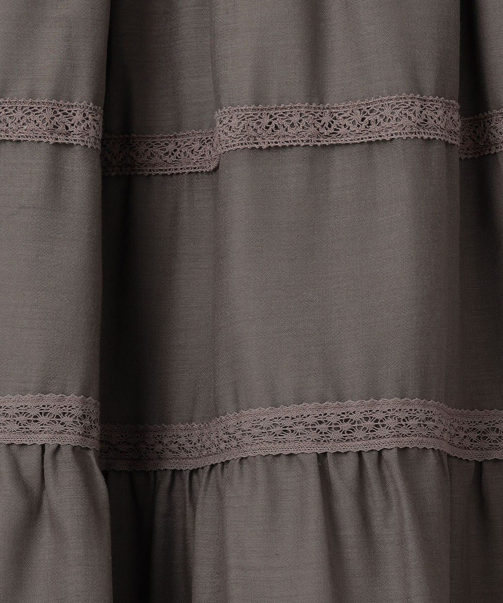 組曲 【洗える】レーシーボイル スカート 