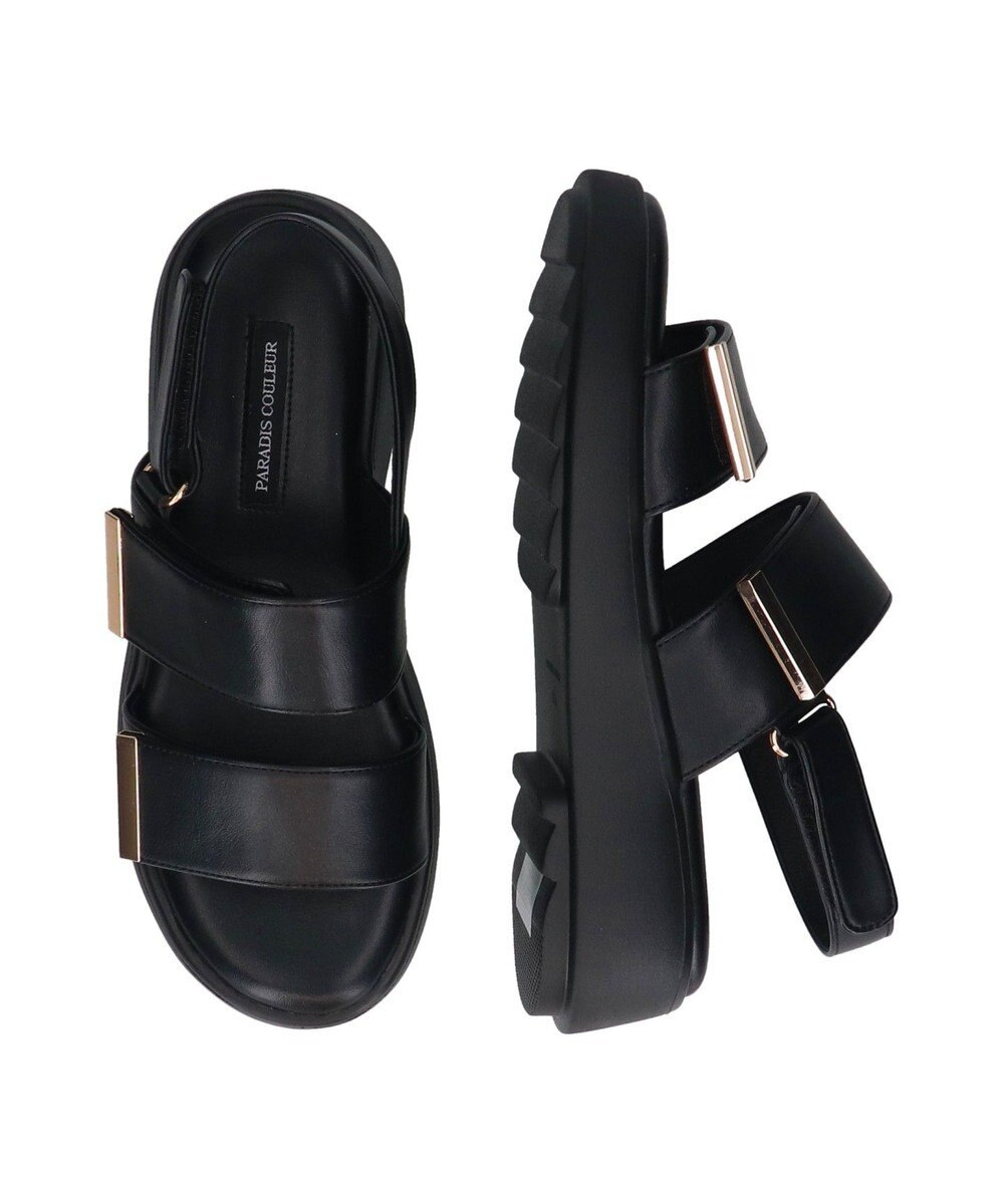 Bridget Birkin 【PARADIS COULEUR】厚底ベルクロサンダル 