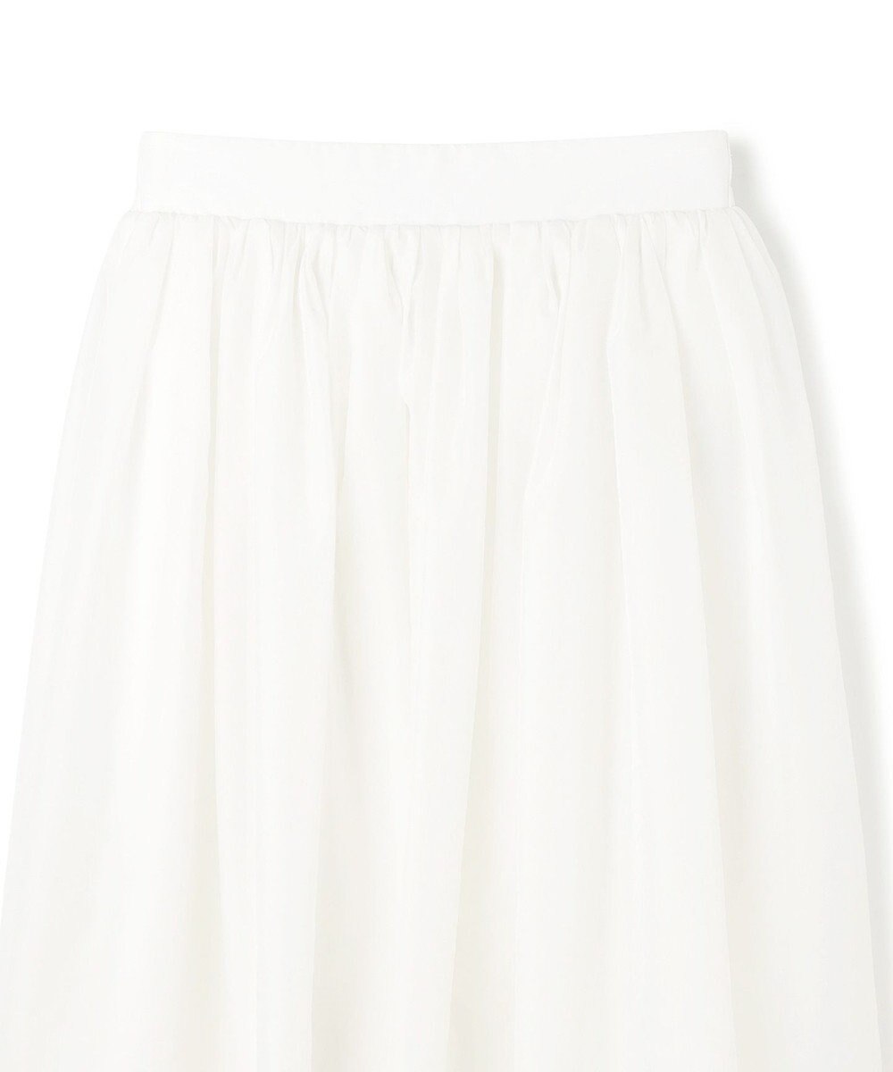 uncrave シアー オーガンジー フレア スカート 