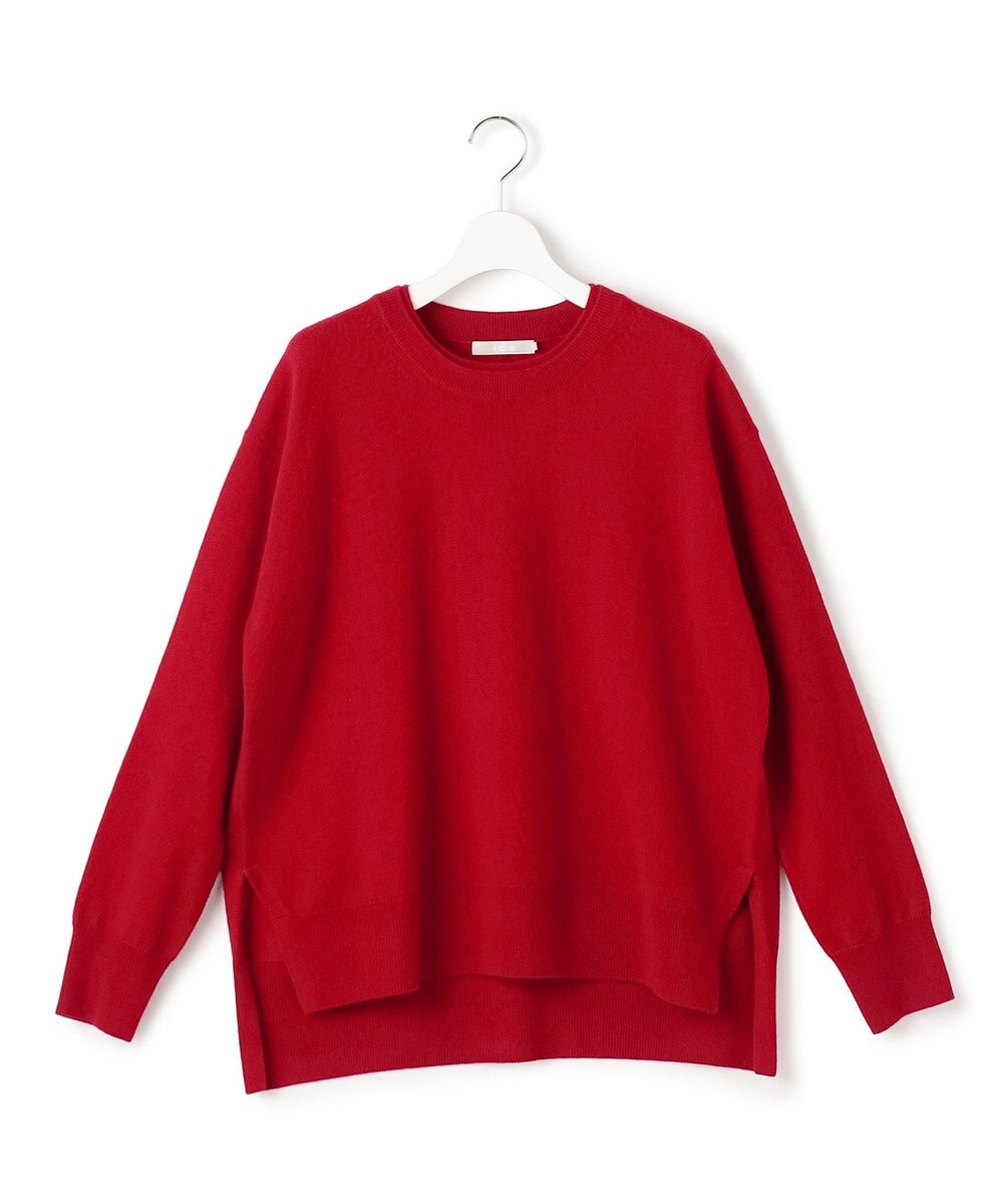 ICB 【新色追加】ソフトカシミヤミックス クルーネックニット 