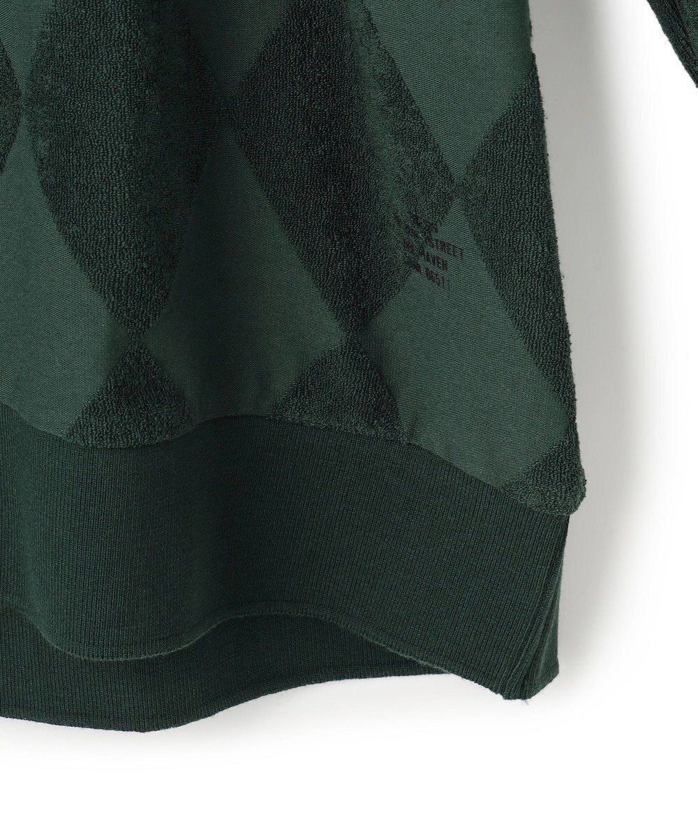 J.PRESS MEN アーガイルワントーンリンクス ロングスリーブ Tシャツ 