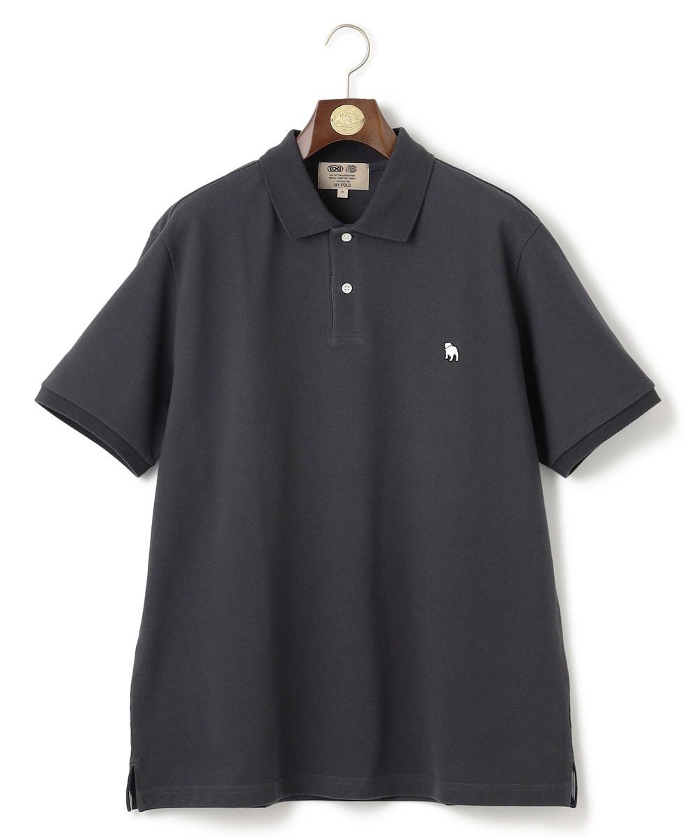 J.PRESS MEN 【KING SIZE】【大人気 】バックブルカノコレジメン ポロシャツ 