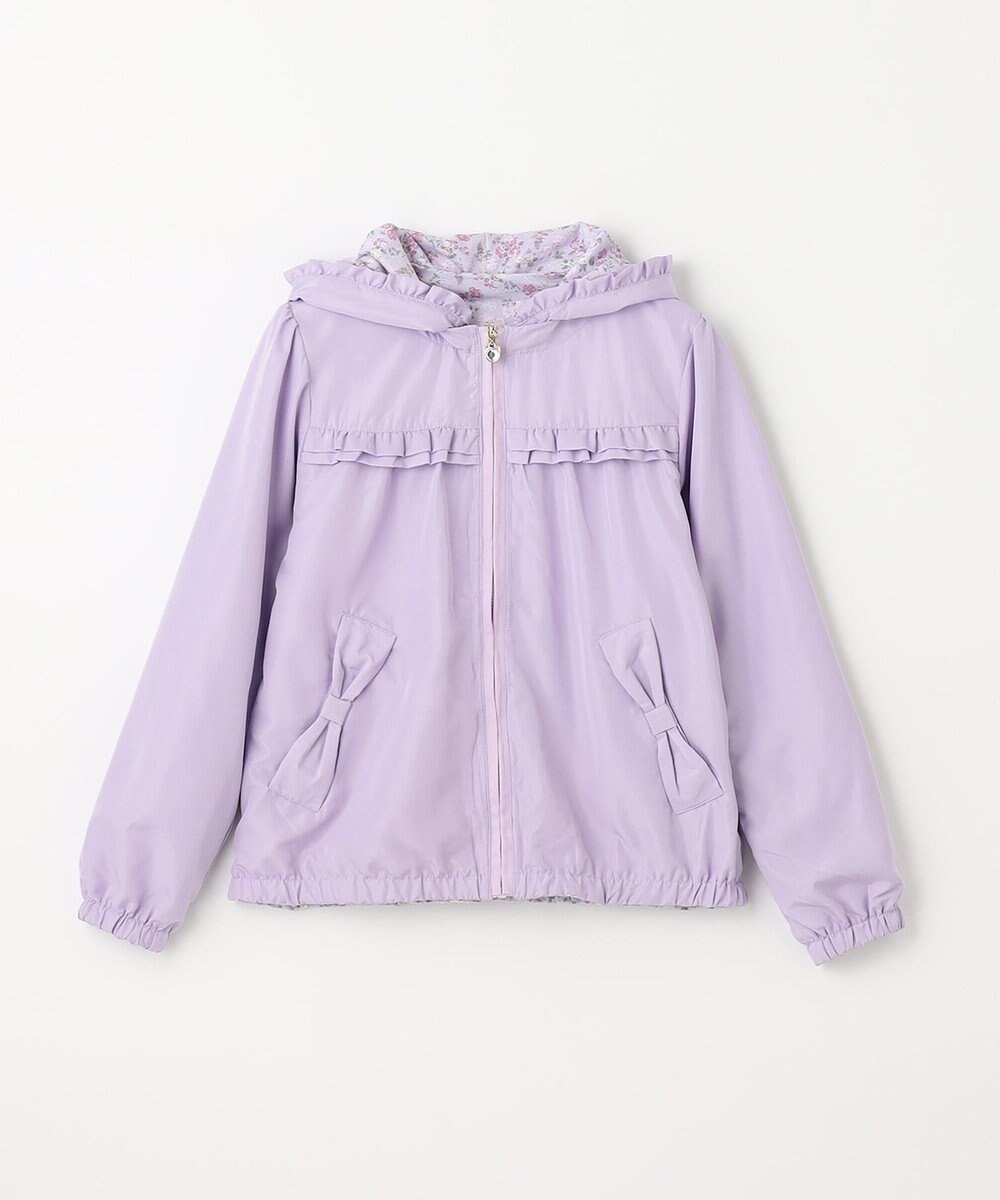 ANY KIDS フード取り外し リバーシブル ブルゾン 