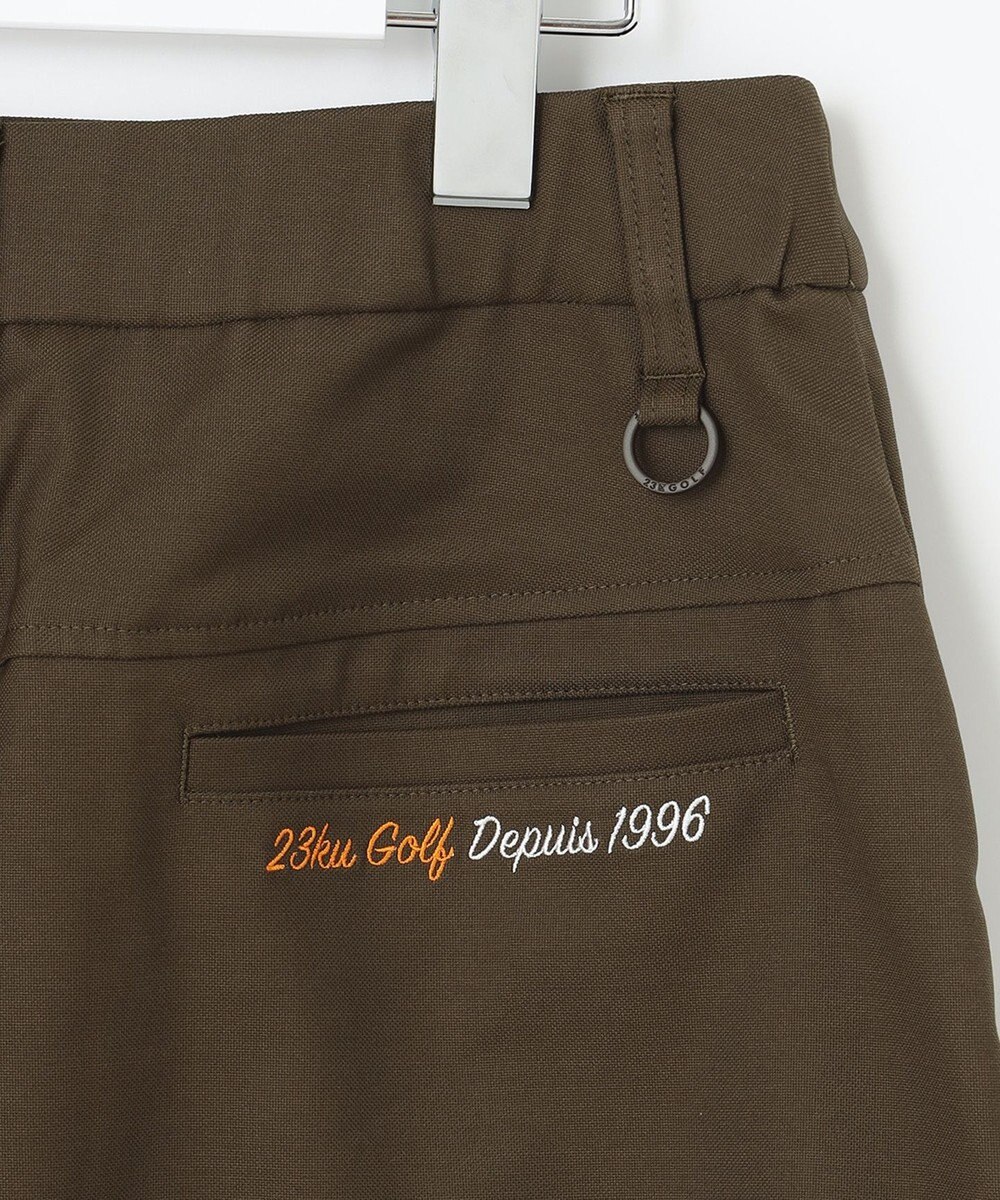 23区GOLF 秋色夏素材【WOMEN】【ストレッチ】シェルタリングオックス 台形スカート 