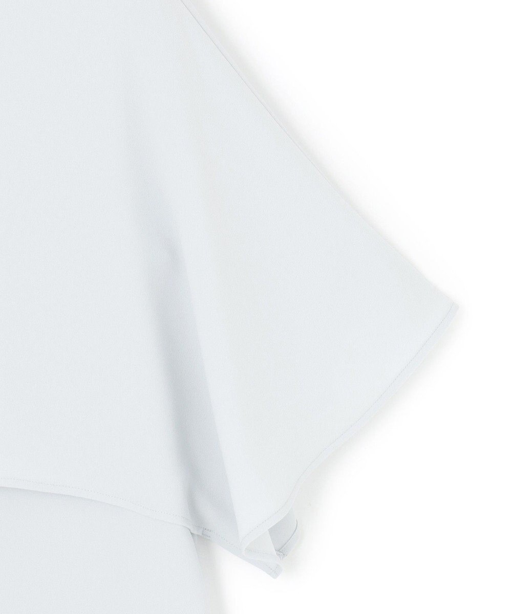 23区 L 【吸水速乾/UVカット/接触冷感】ストレッチジョーゼット  ケープデザイン カットソー 