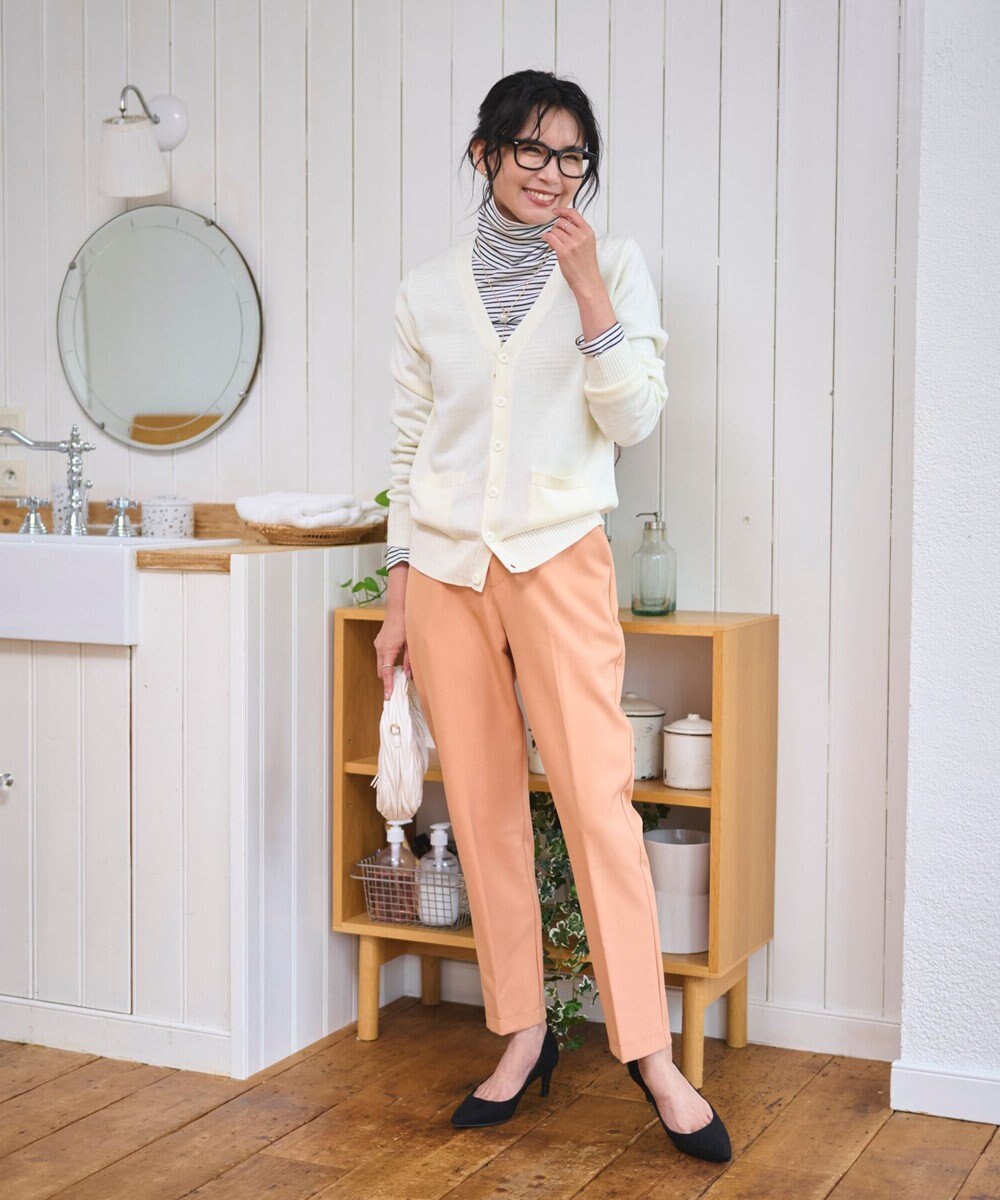 WEGO 【WEB限定/2025年秋冬新作//洗濯OK/毛玉レス/MLXLサイズ展開/オフィス/カジュアル】ベーシックニットカーディガン 