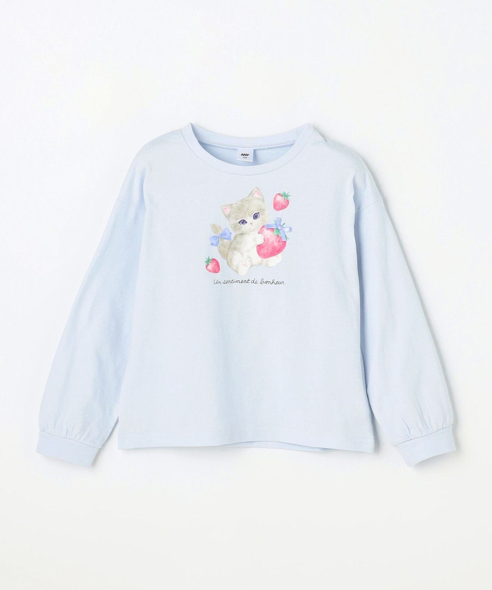 ANY KIDS 【Strawberry Collection】アートプリント 長袖Tシャツ 