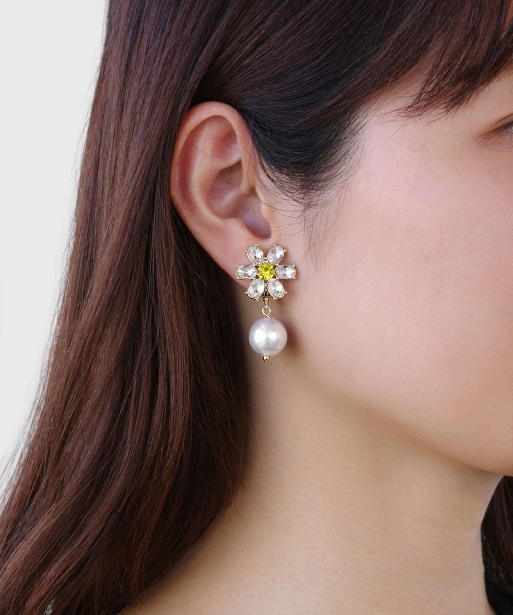 TOCCA DAISY BIJOUX＆PEARL EARRINGS イヤリング 