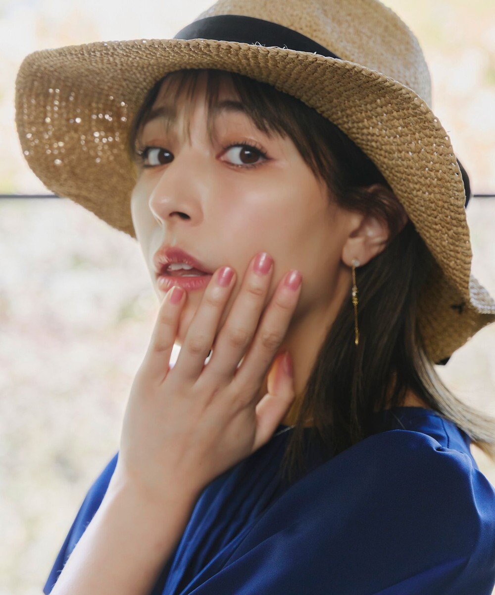 Tiaclasse  ツバ広リボンハット 