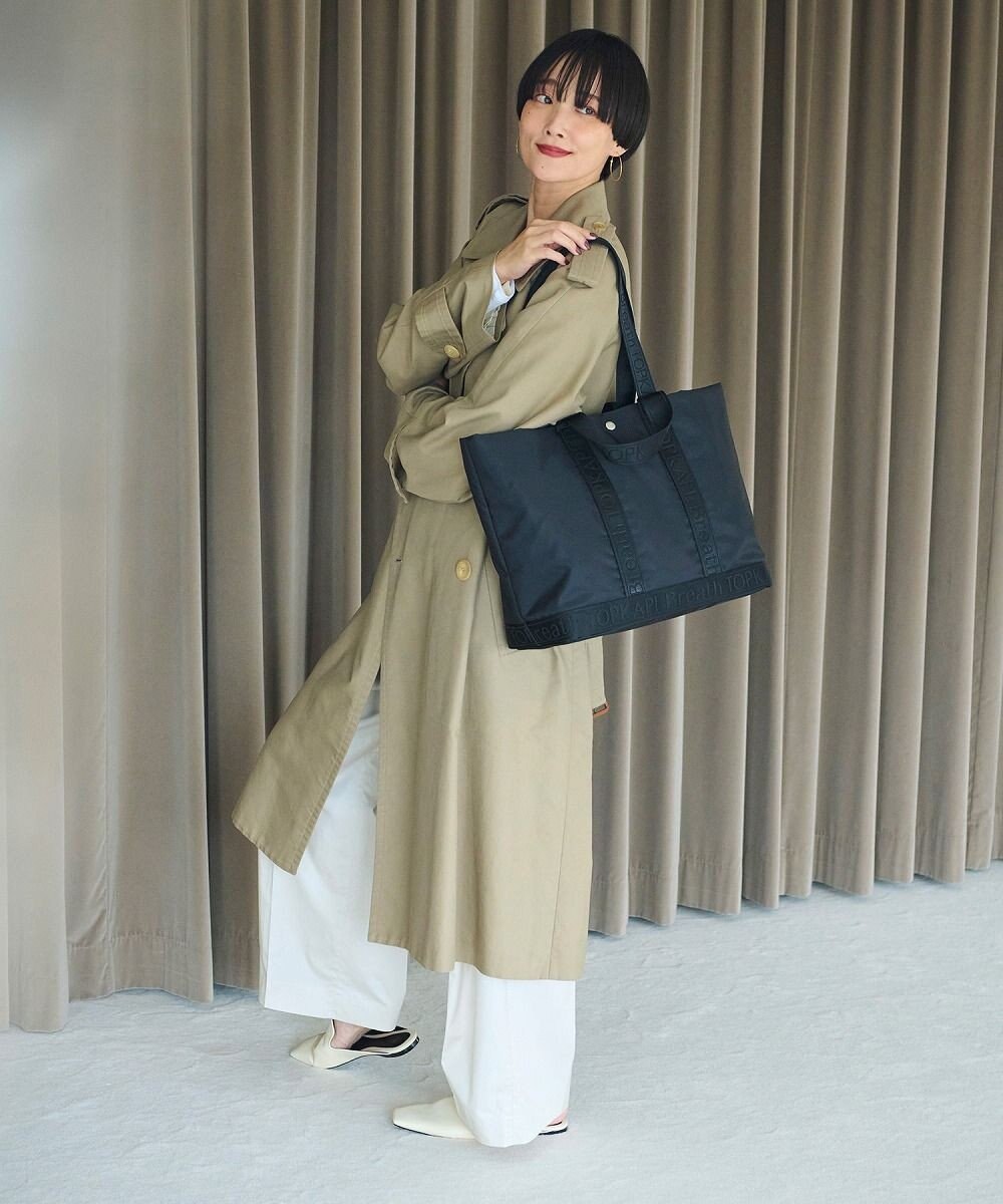 TOPKAPI 【Breath TOPKAPI】ナイロン ロゴテープ 2way ハンドル トートバッグ 