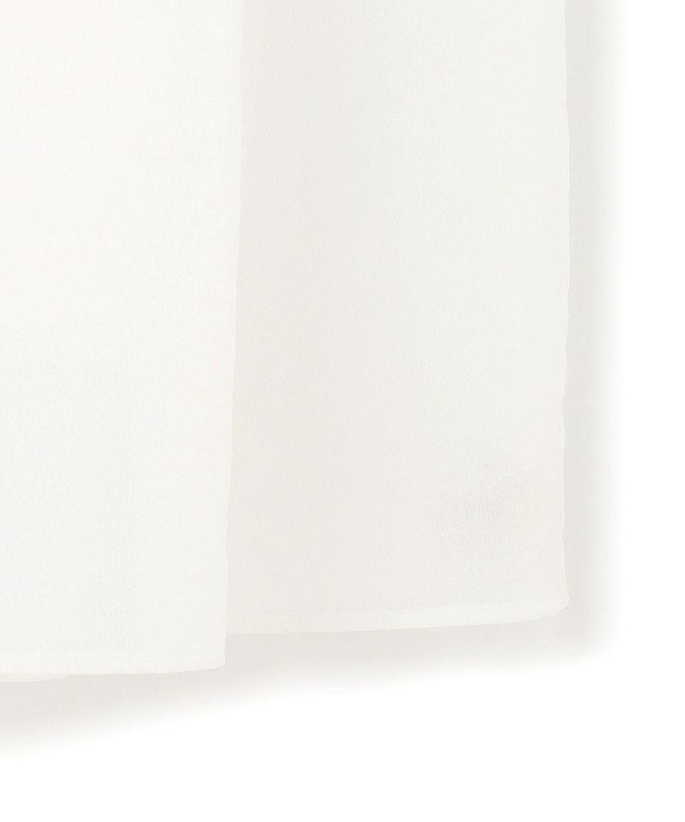 uncrave シアー オーガンジー フレア スカート 