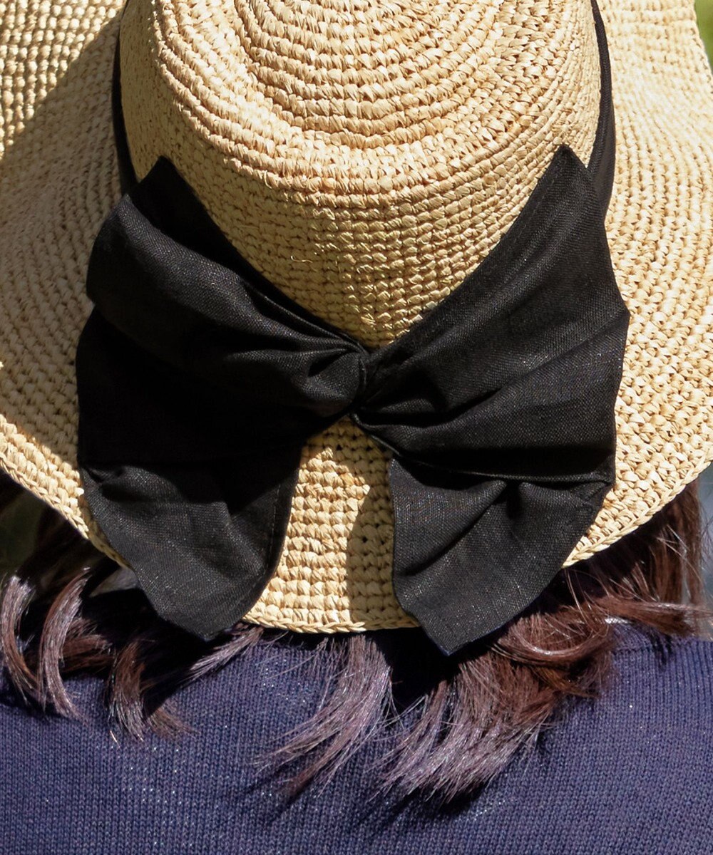 Tiaclasse  ツバ広リボンハット 